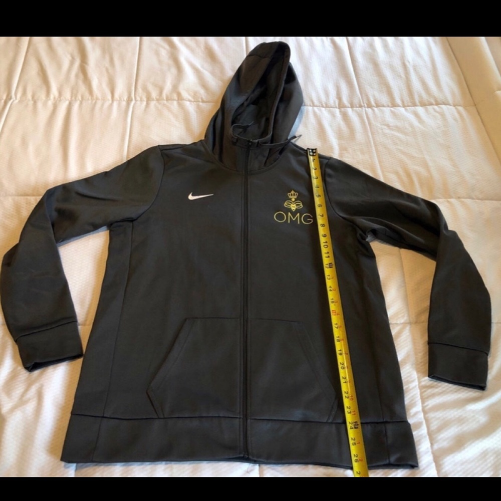 Vintage Women’s OMG Nike Dri-FIT‎ Grey Hoodie size LARGE